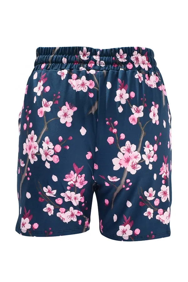 Cherry Blossom Jogger Shorts