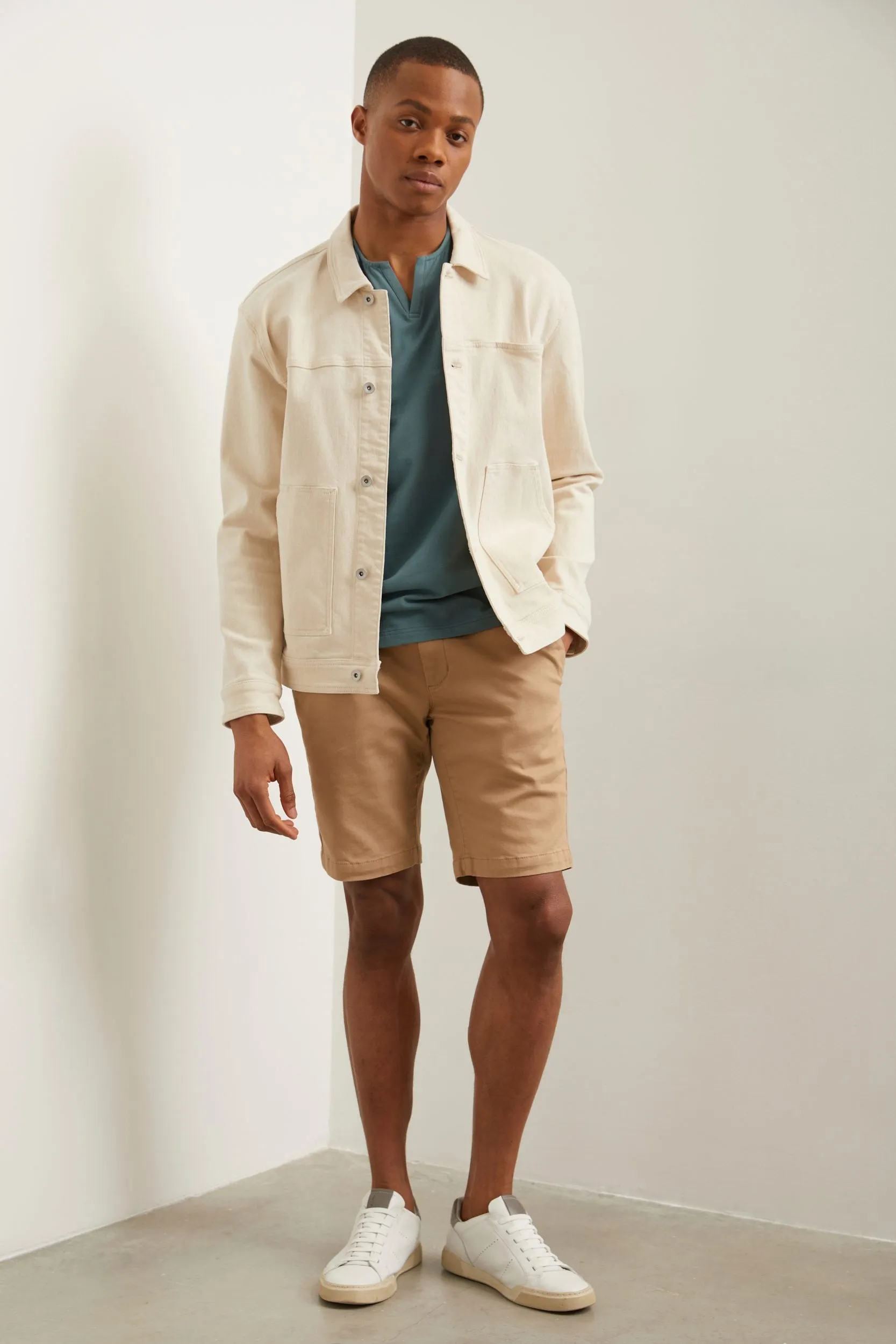 Chino-look Bermuda shorts