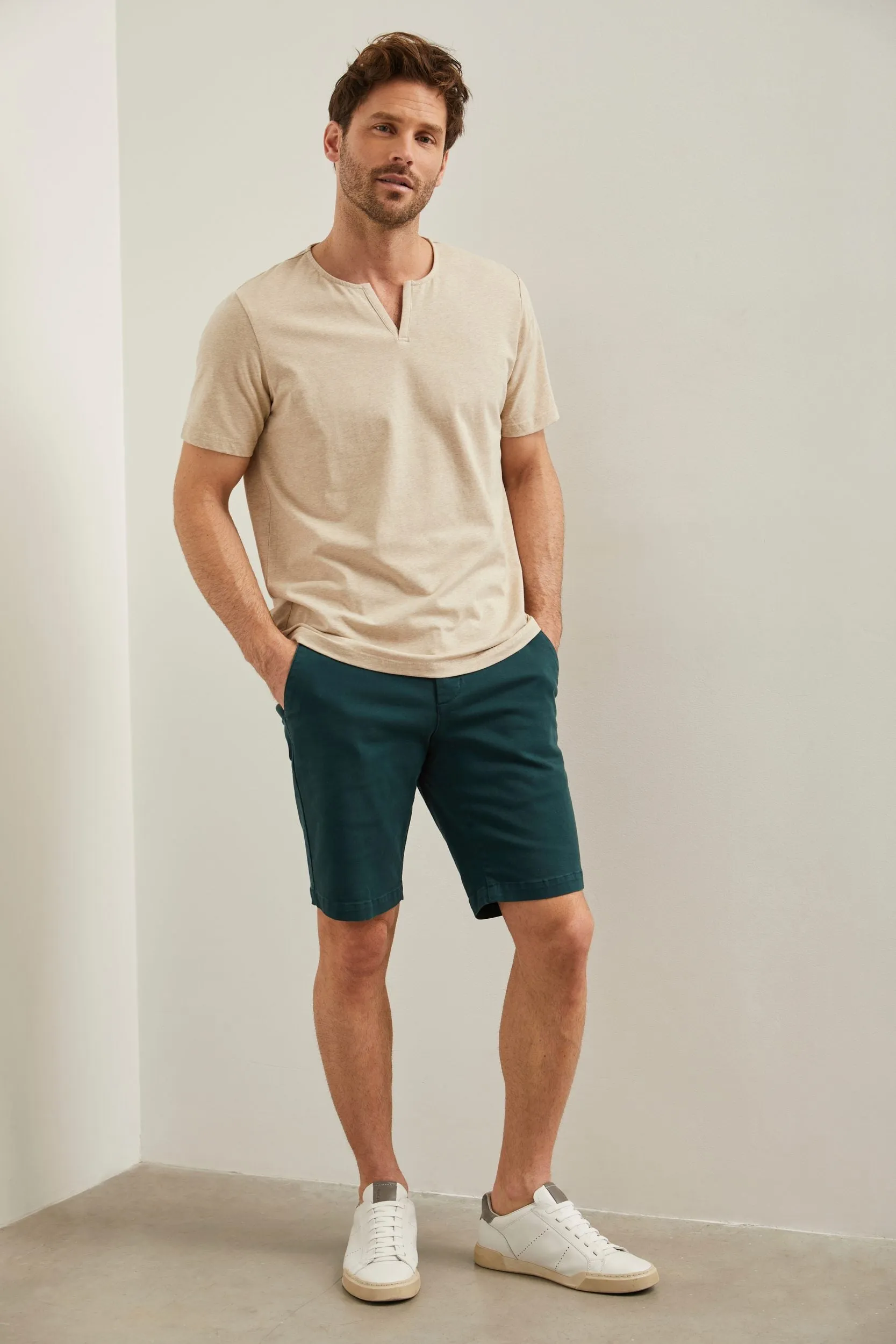 Chino-look Bermuda shorts