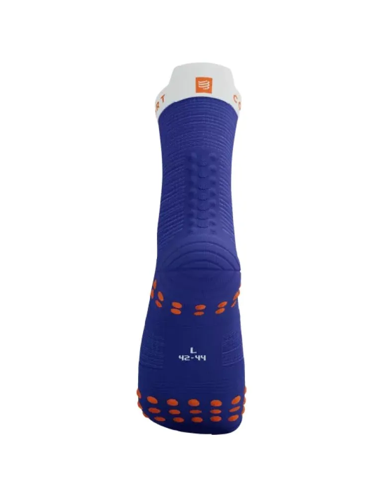 Compressport | Pro Racing Socks V4 | Run High | Dazz Blue / White