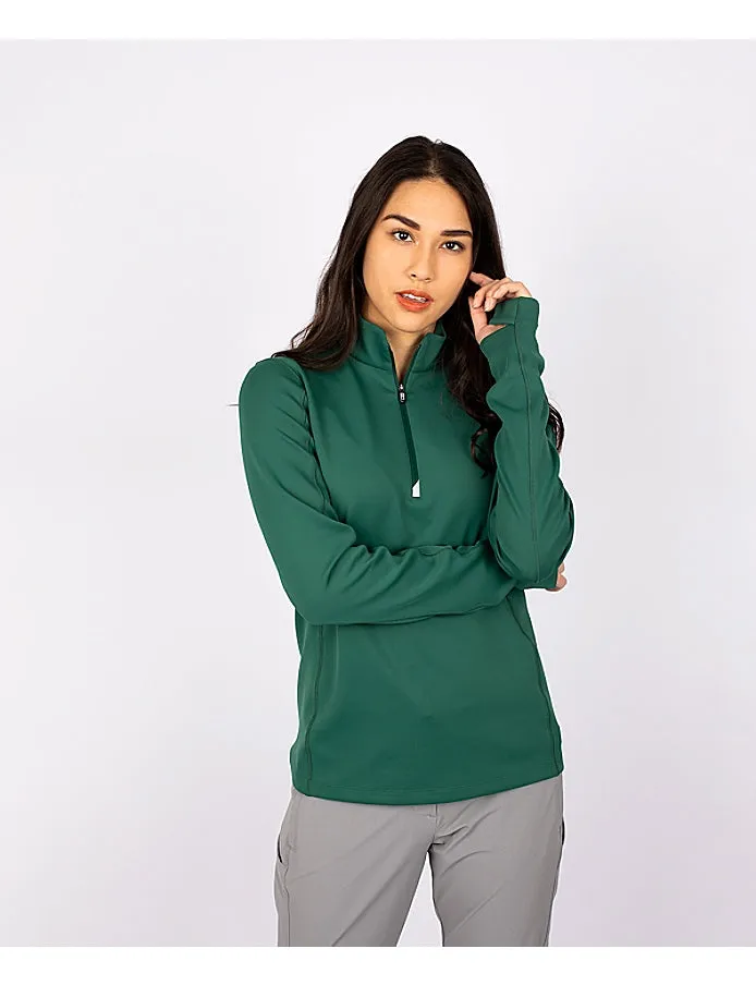 Cutter & Buck - Traverse Stretch Quarter Zip Womens Pullover