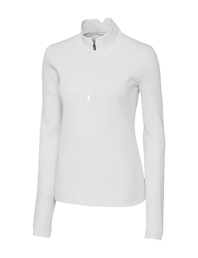 Cutter & Buck - Traverse Stretch Quarter Zip Womens Pullover