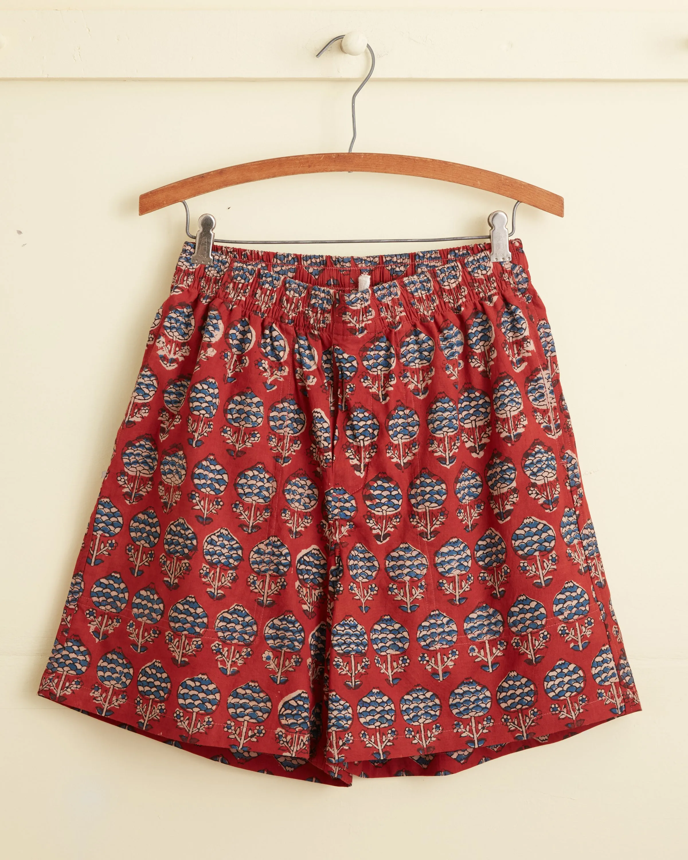 Dahlia Block Print Rugby Shorts