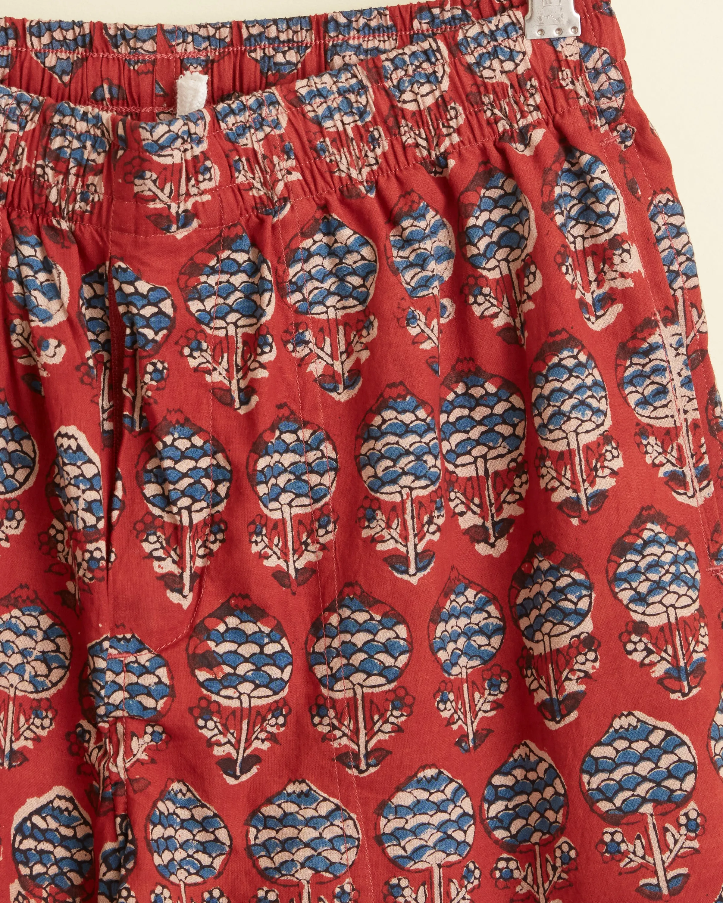 Dahlia Block Print Rugby Shorts