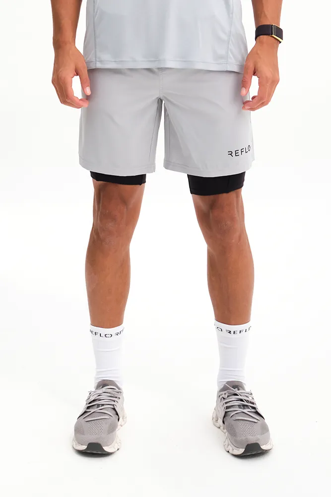 Desna 2-in-1 Shorts Grey