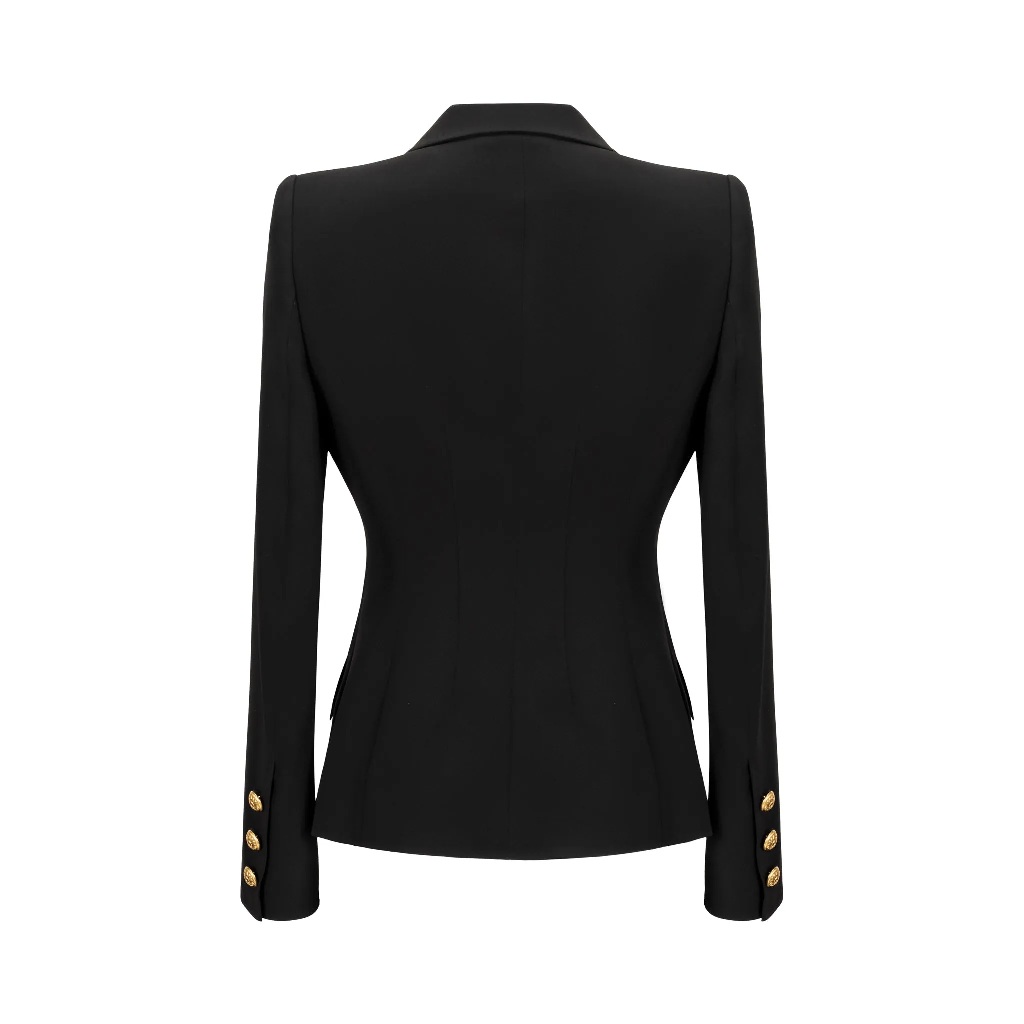 Double Breasted Blazer - Black