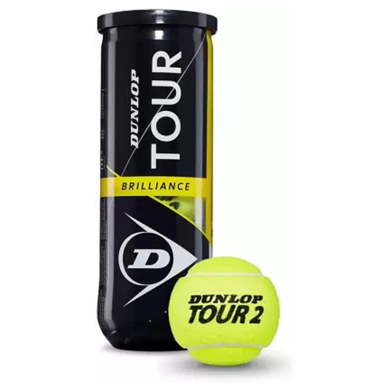 Dunlop Tour Brilliance Tennis Balls Can (1 Can)