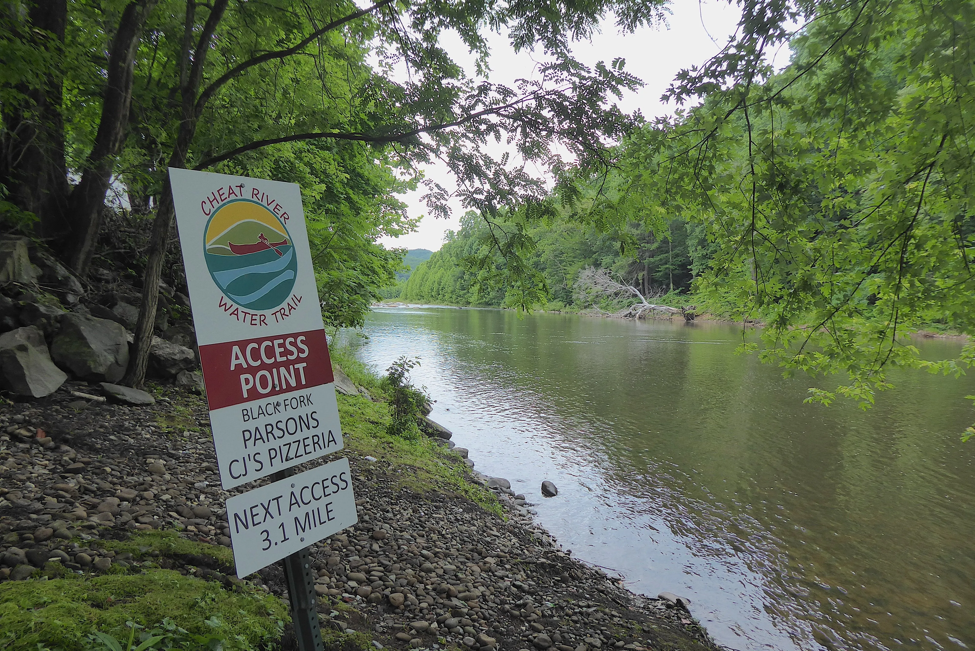 Elkins-Otter Lizard Map, West Virginia