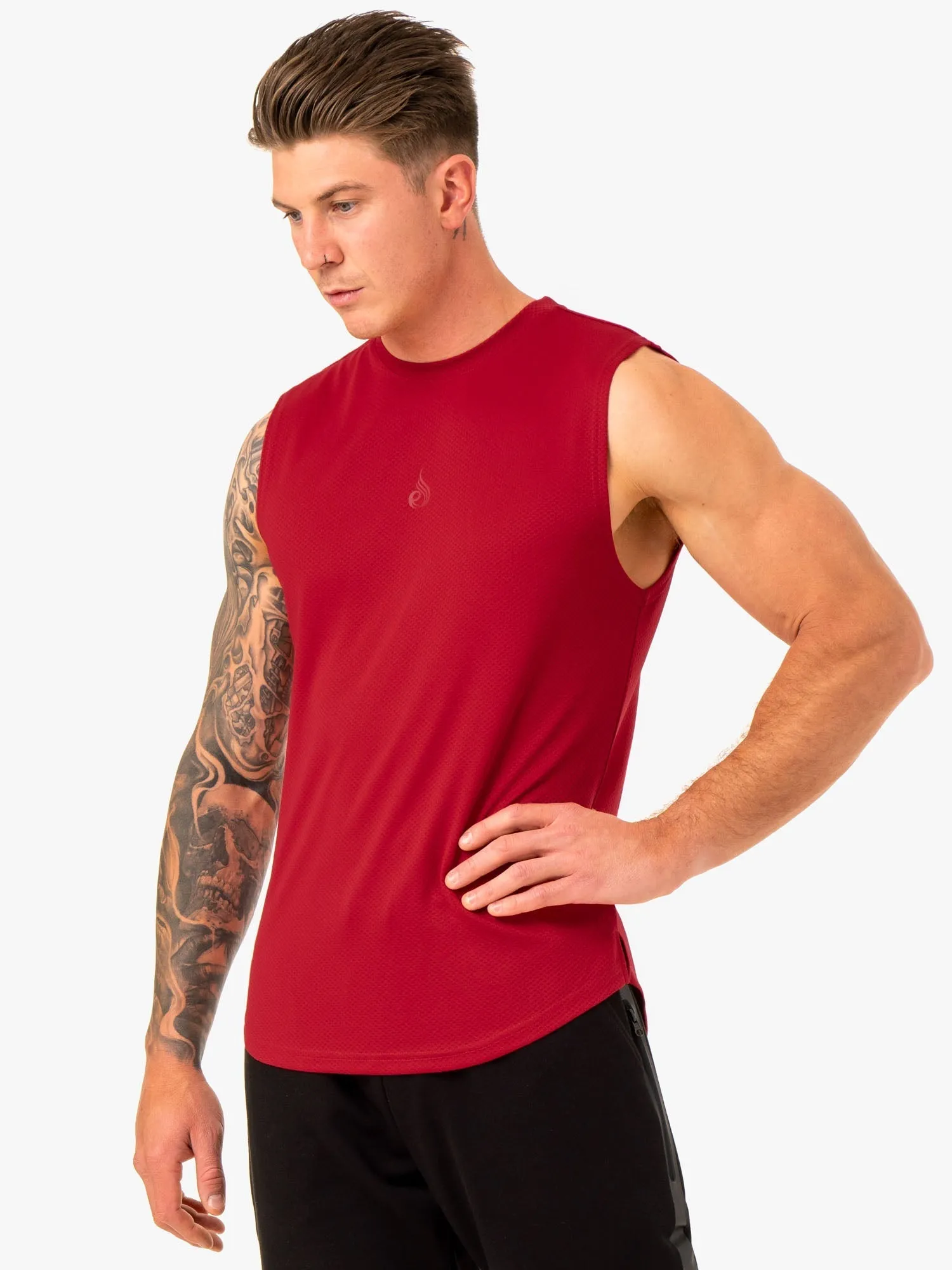 Enhance Muscle Tank - Burgundy