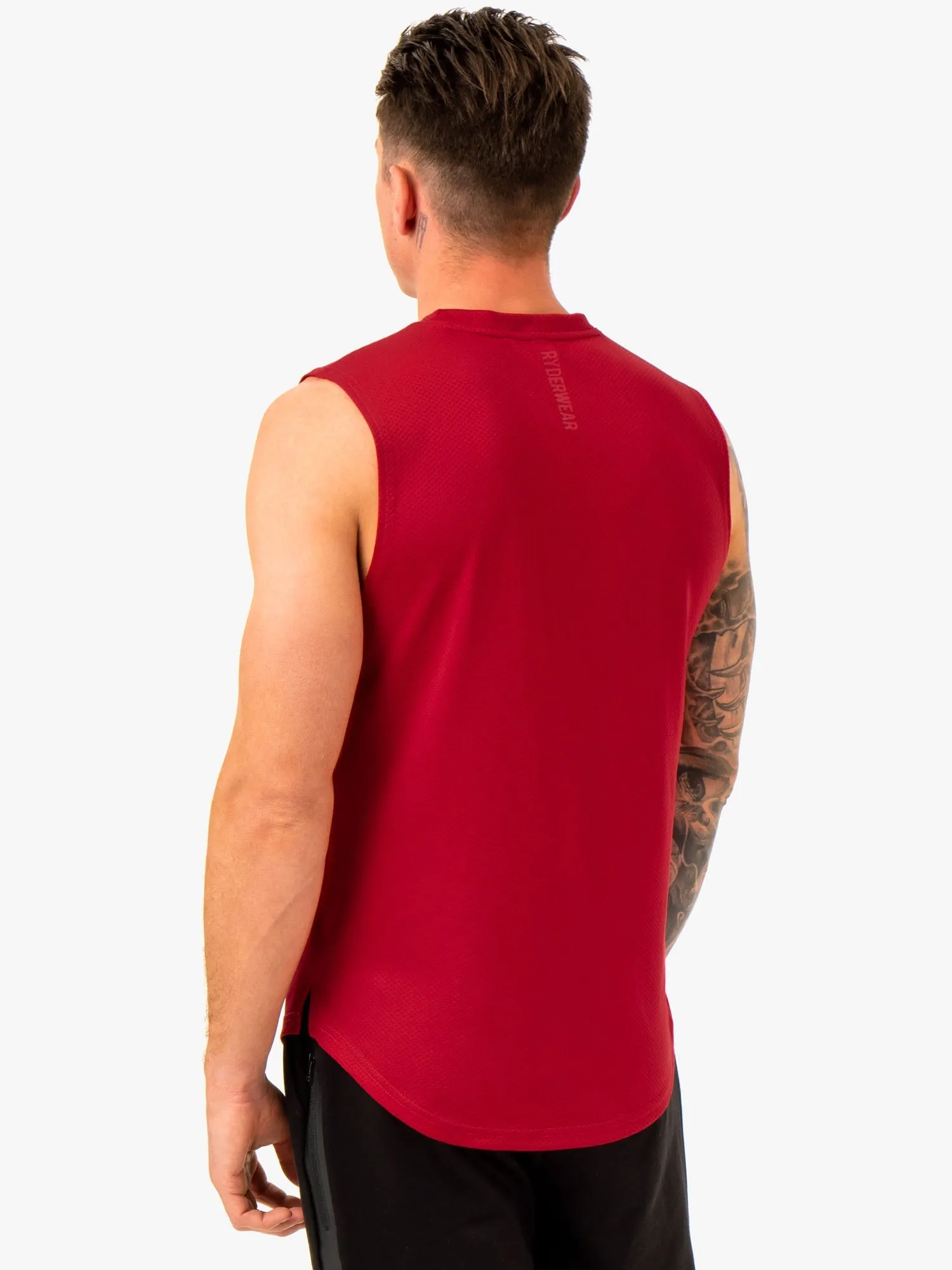 Enhance Muscle Tank - Burgundy