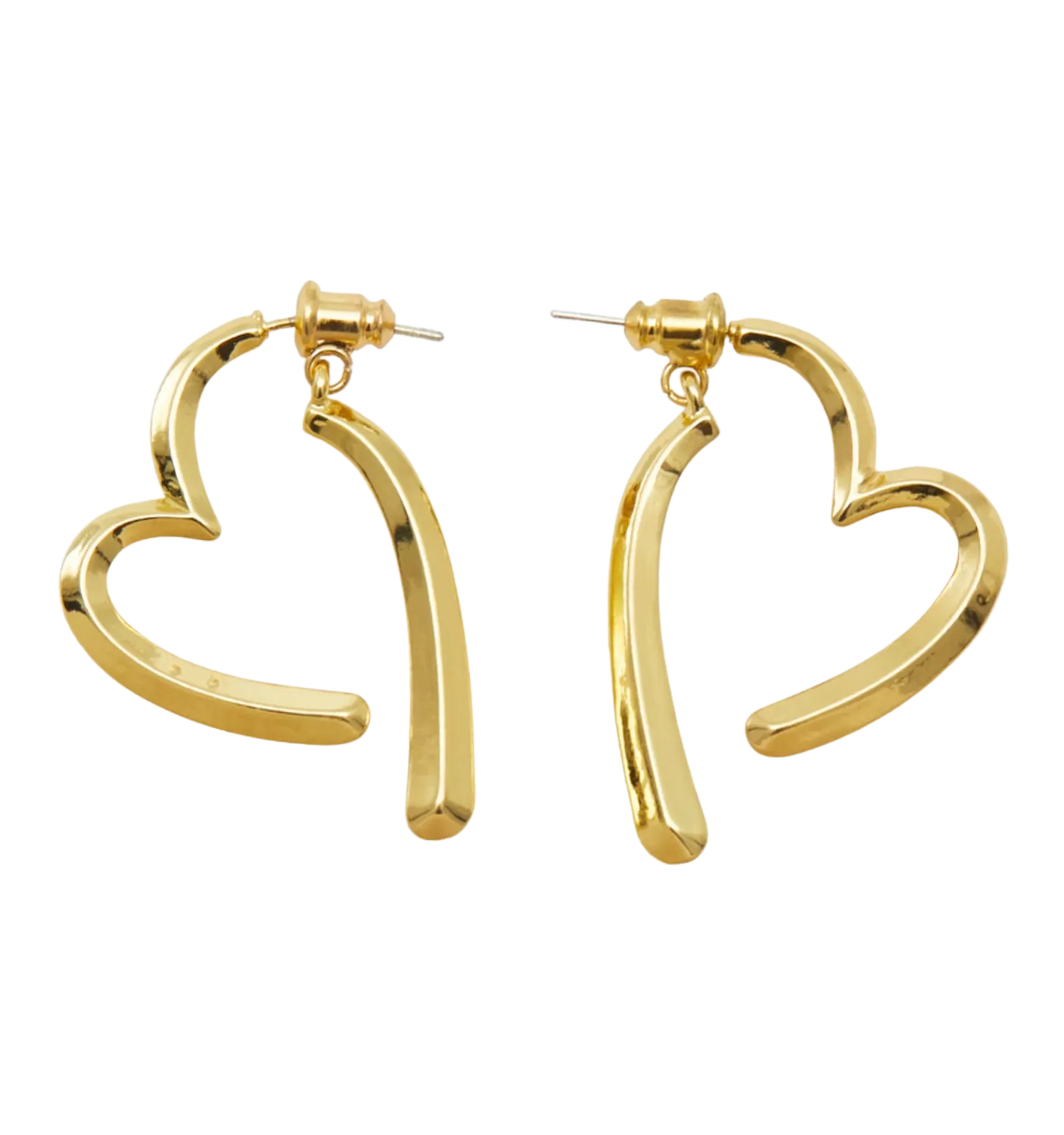 Esme Squiggle Heart Earrings