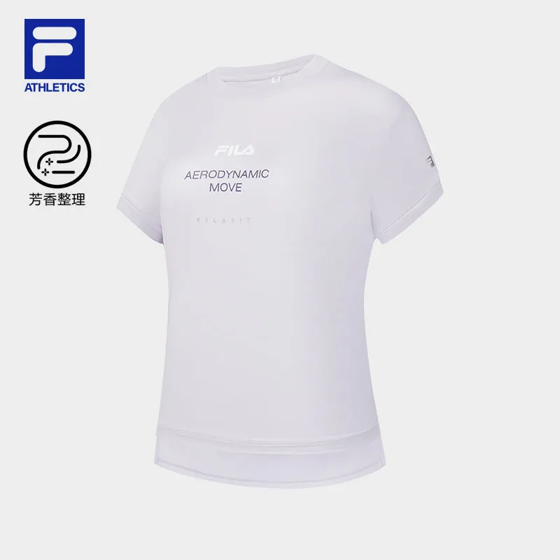 FILA CORE ATHLETICS FITNESS Women Short Sleeve T-shirt (Ash)