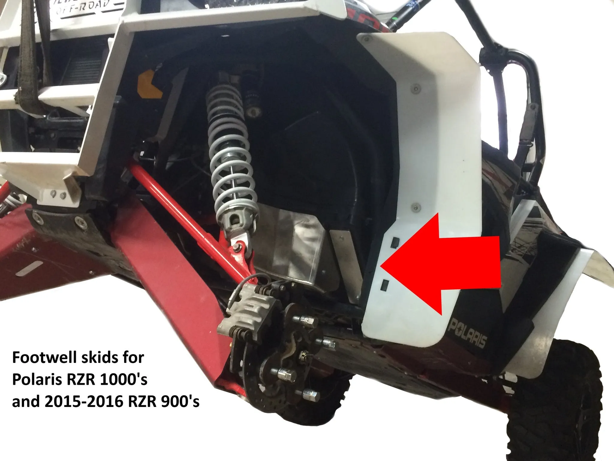 Footwell Skid Plate Set  |  Polaris RZR 900 Trail, Premium and Ultimate Models