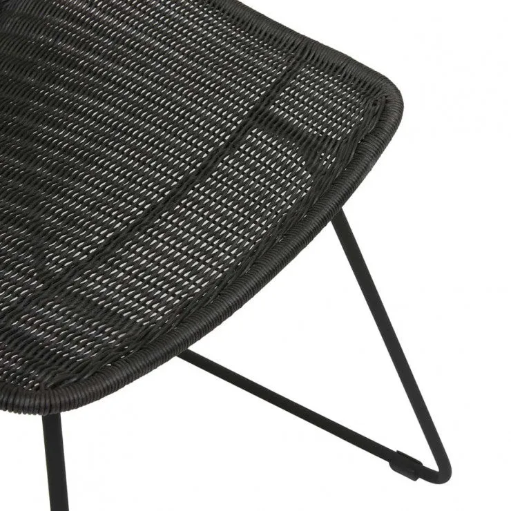 GlobeWest | Granada Scoop Closed Weave Dining Chair (Outdoor)