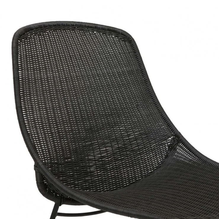 GlobeWest | Granada Scoop Closed Weave Dining Chair (Outdoor)