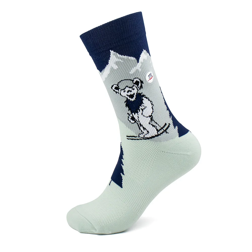 Grateful Dead | Socks | Ski Bear Blue