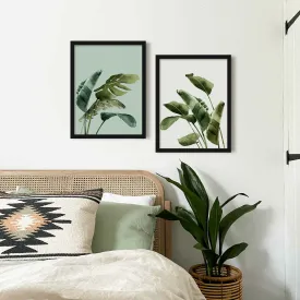 Green Botanicals Wall Art Set