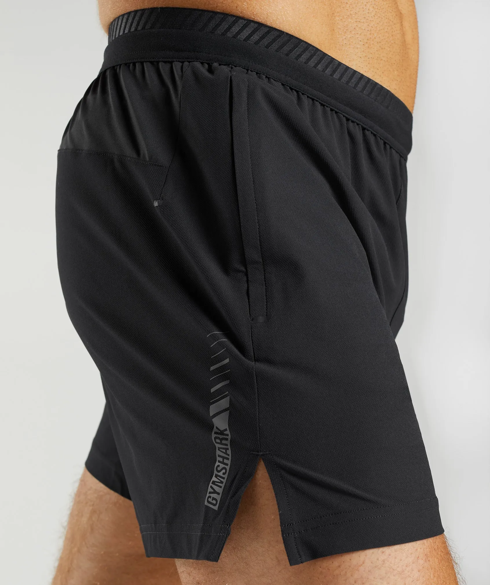 Gymshark Apex 5" Hybrid Shorts - Black