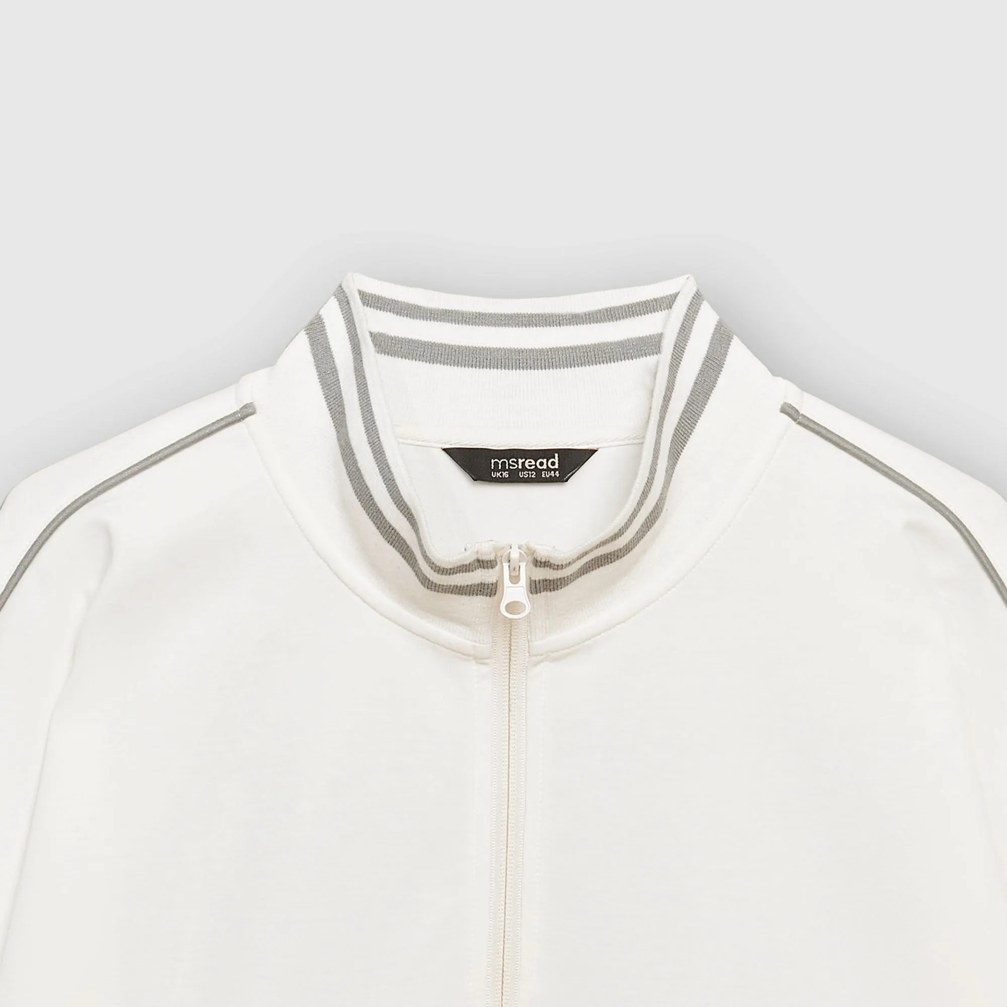 Half Zip Cropped Sweatshirt