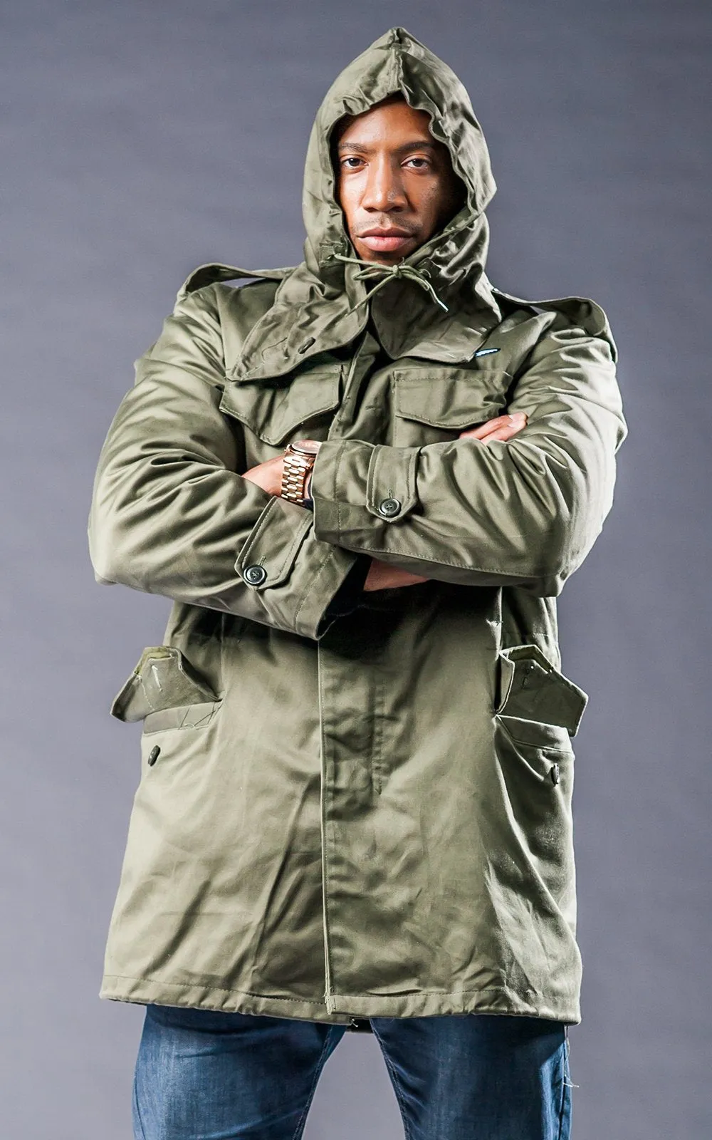 Hellenic Army Green Classic M65 Jacket with/Liner