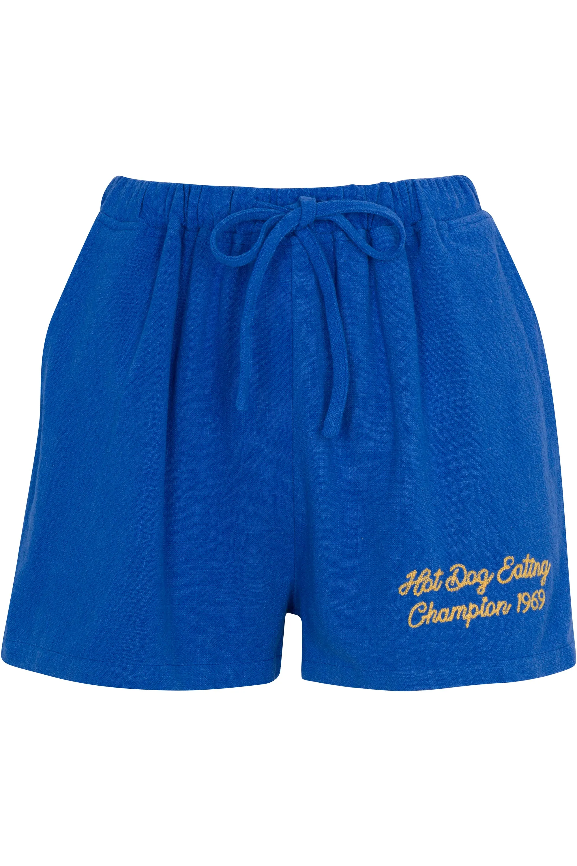 Hot Dog Eating Champion Drawstring Shorts