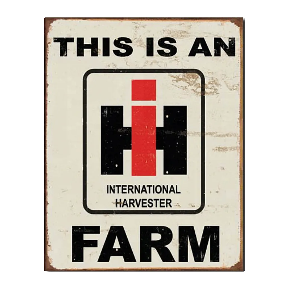 IH Farm Sign