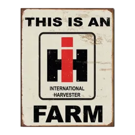 IH Farm Sign