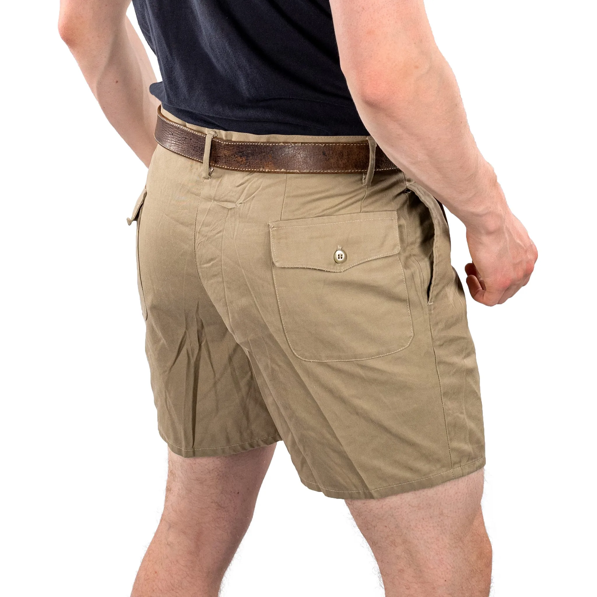 Italian Forze Armate Khaki Shorts [Five Button Fly]