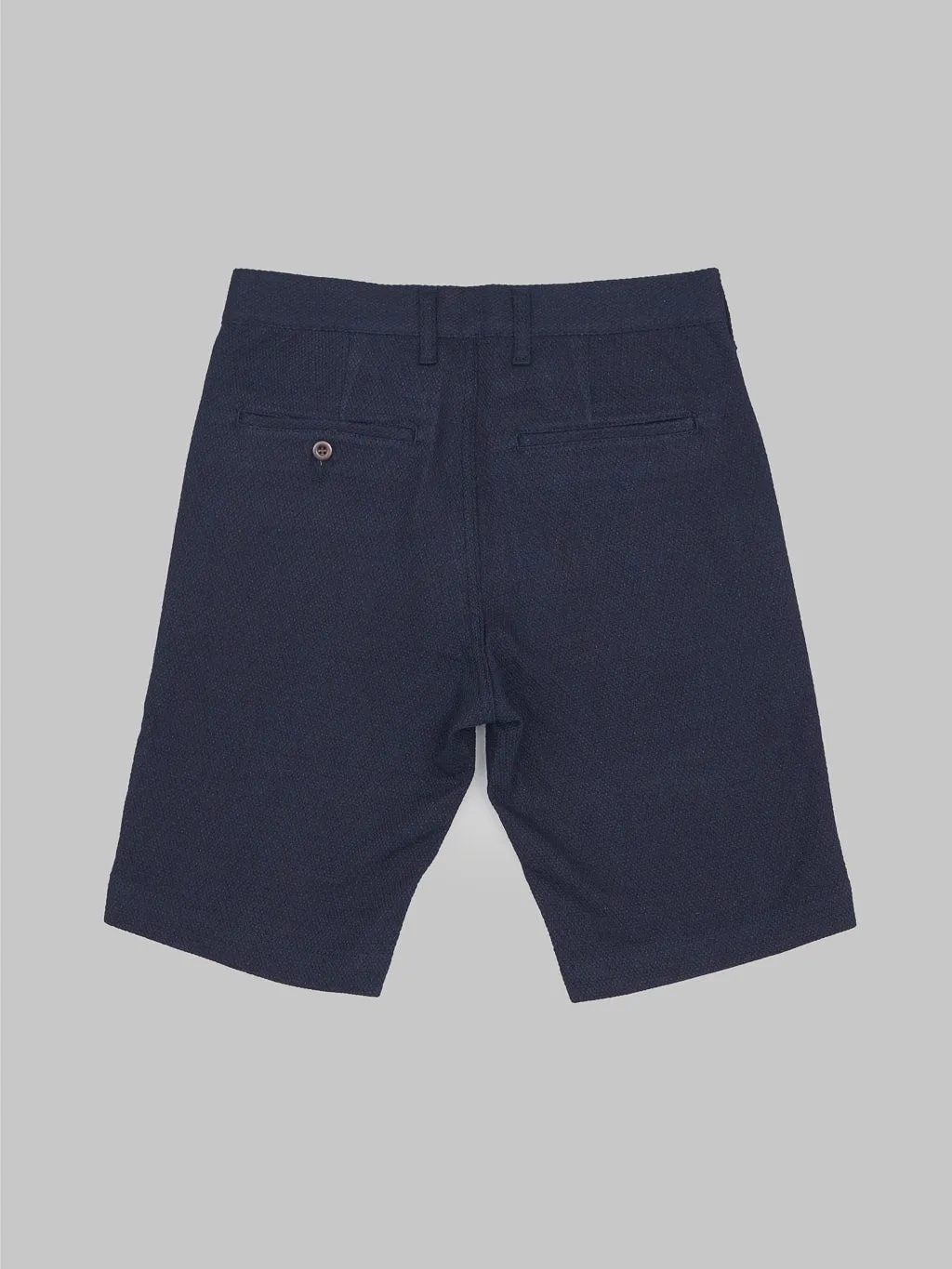 Japan Blue Sashiko Indigo Jacquard Shorts