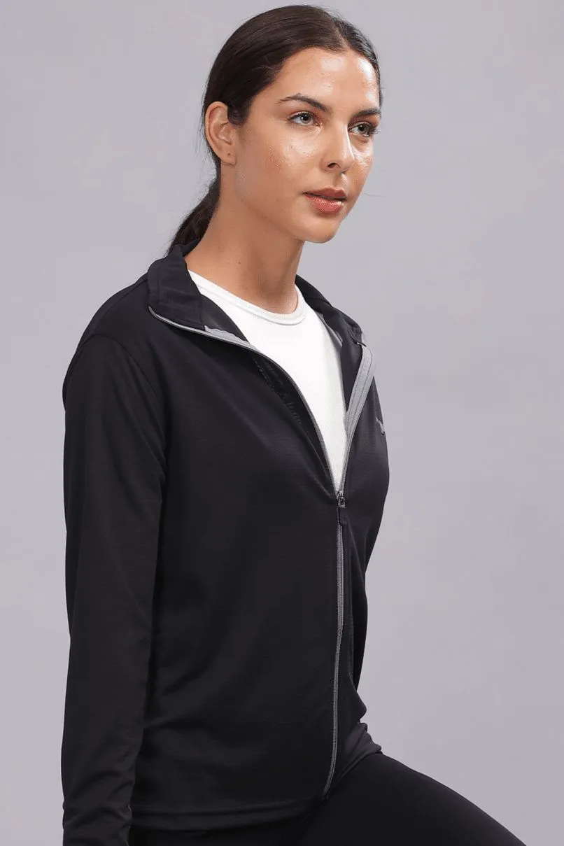 Jet Black - Women's Sunblock Jacket