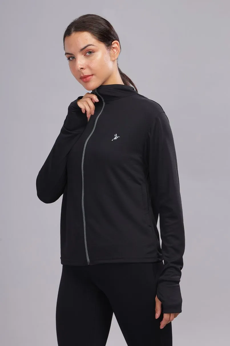 Jet Black - Women's Sunblock Jacket