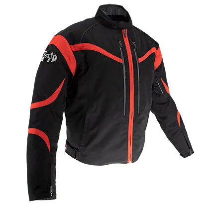 Joe Rocket Crossfire Mens Textile Jacket Black/Red