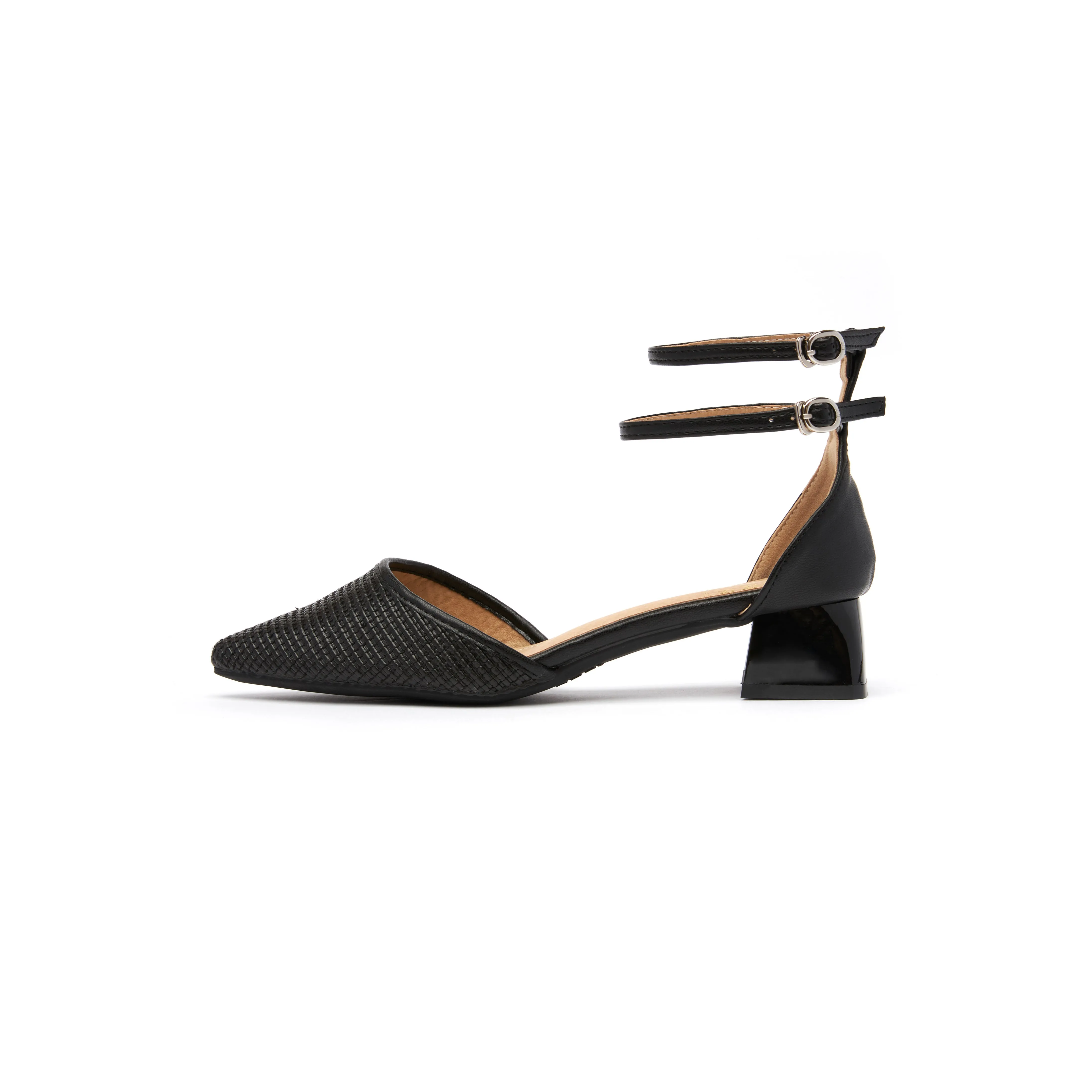 Kayi Linen Sandals - Black ( BLK )