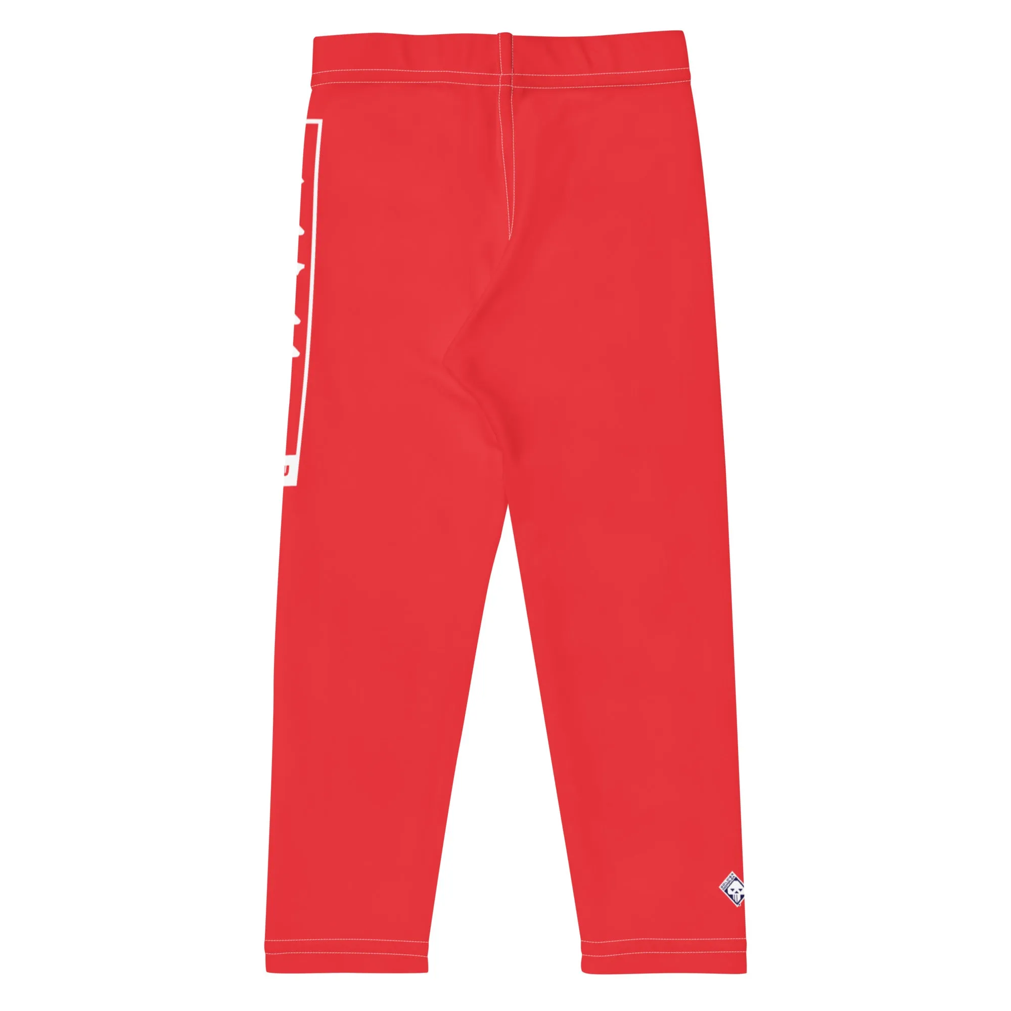 Kid's Boys Jiu-Jitsu Athletic Leggings 001 - Scarlet