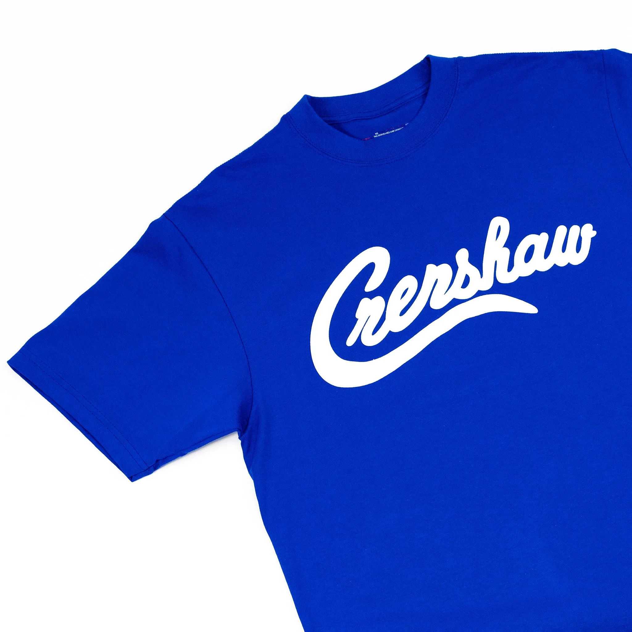 Limited Edition Crenshaw T-Shirt - Royal/White