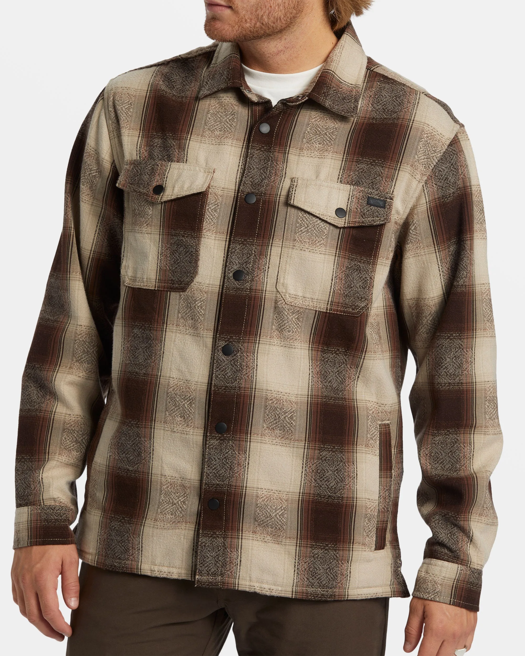 Lodge Long Sleeve Flannel Shirt - Java