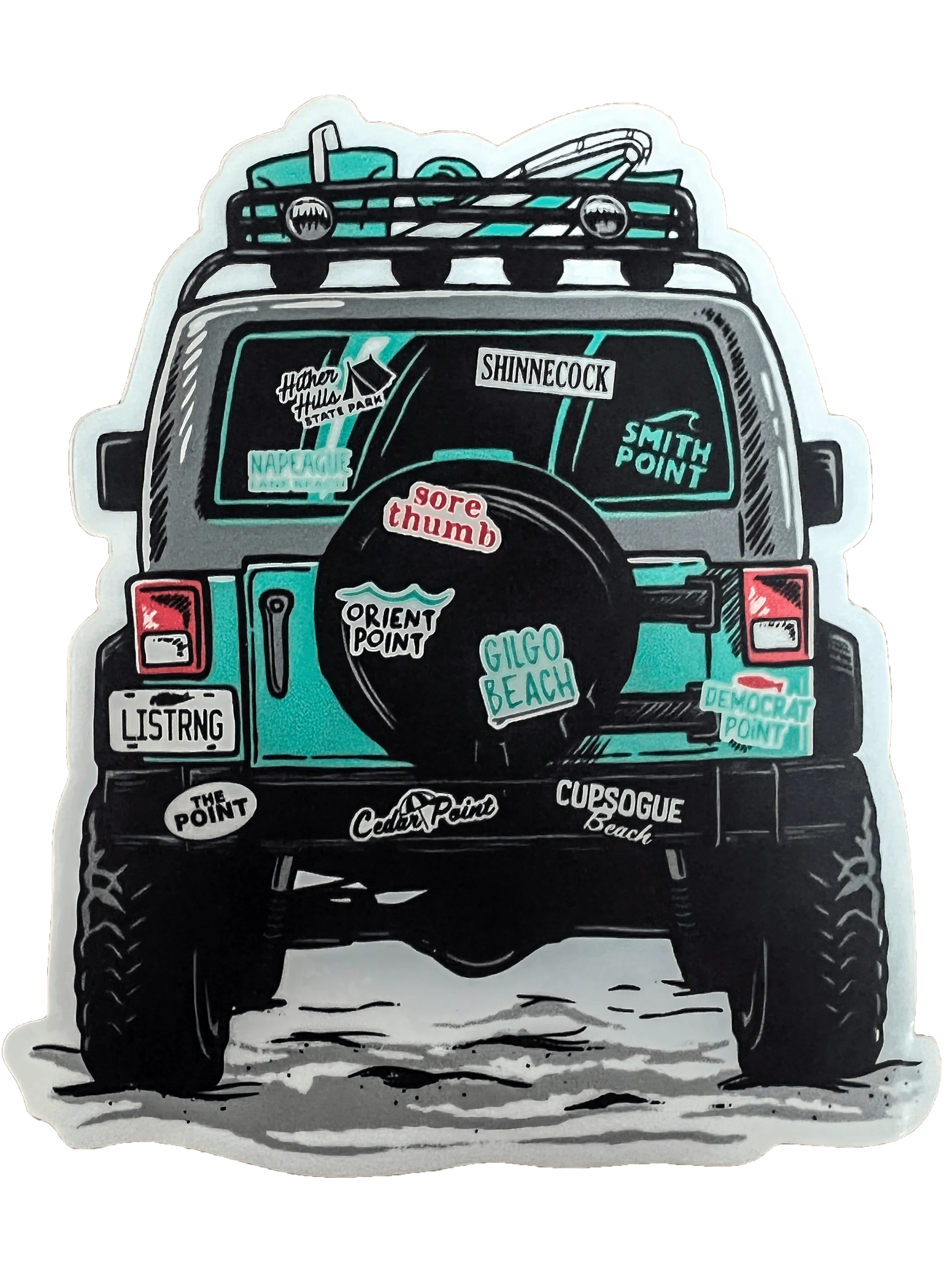 Long Island Strong - Off Road Sticker