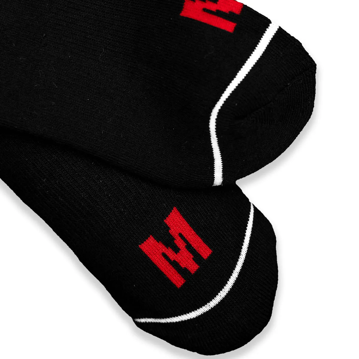 Marathon Black Socks - 6-Pack