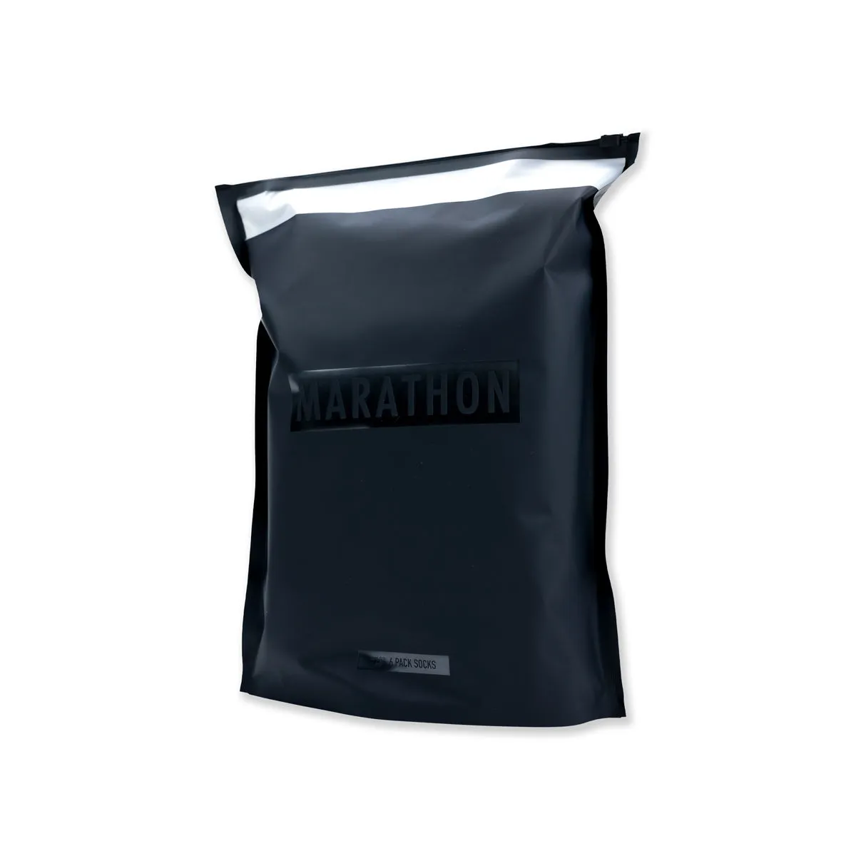 Marathon Black Socks - 6-Pack