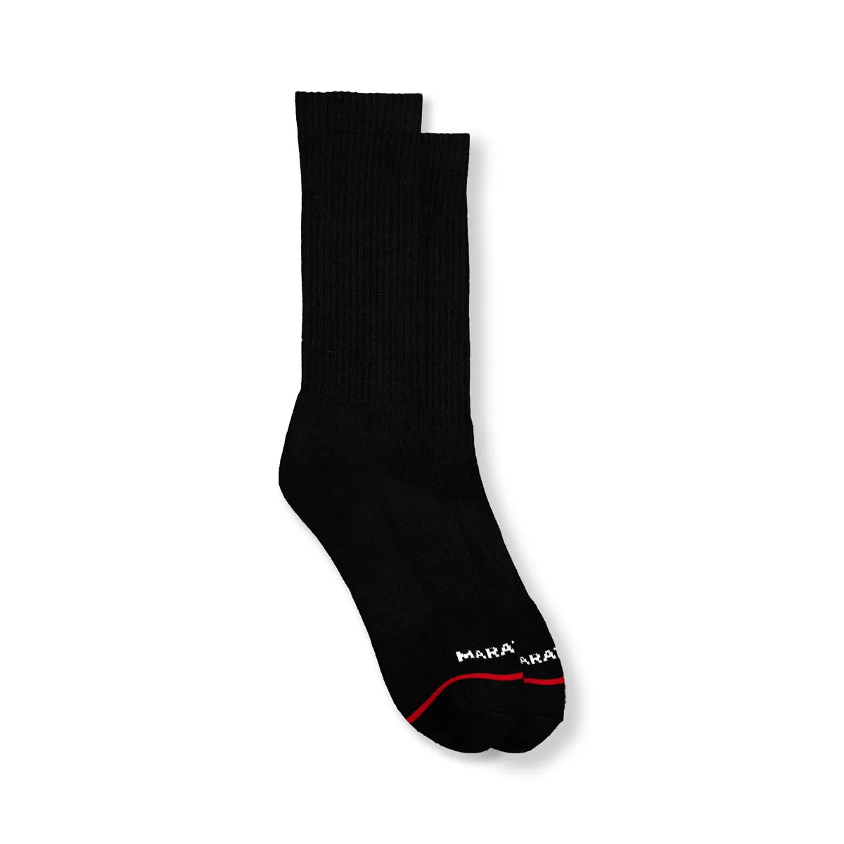 Marathon Black Socks - 6-Pack