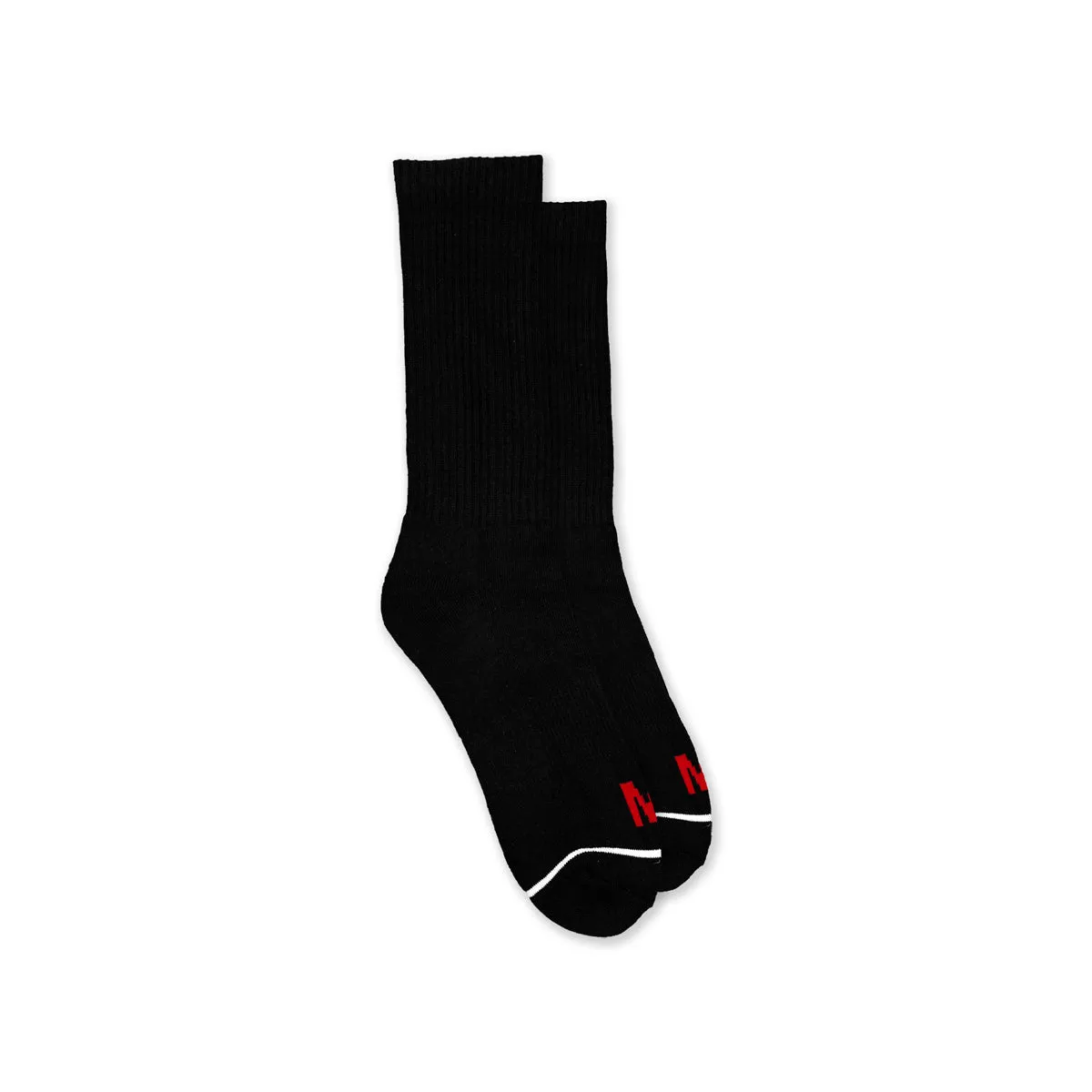 Marathon Black Socks - 6-Pack