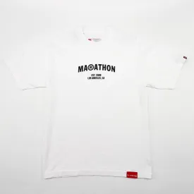 Marathon Registered T-Shirt - White/Black