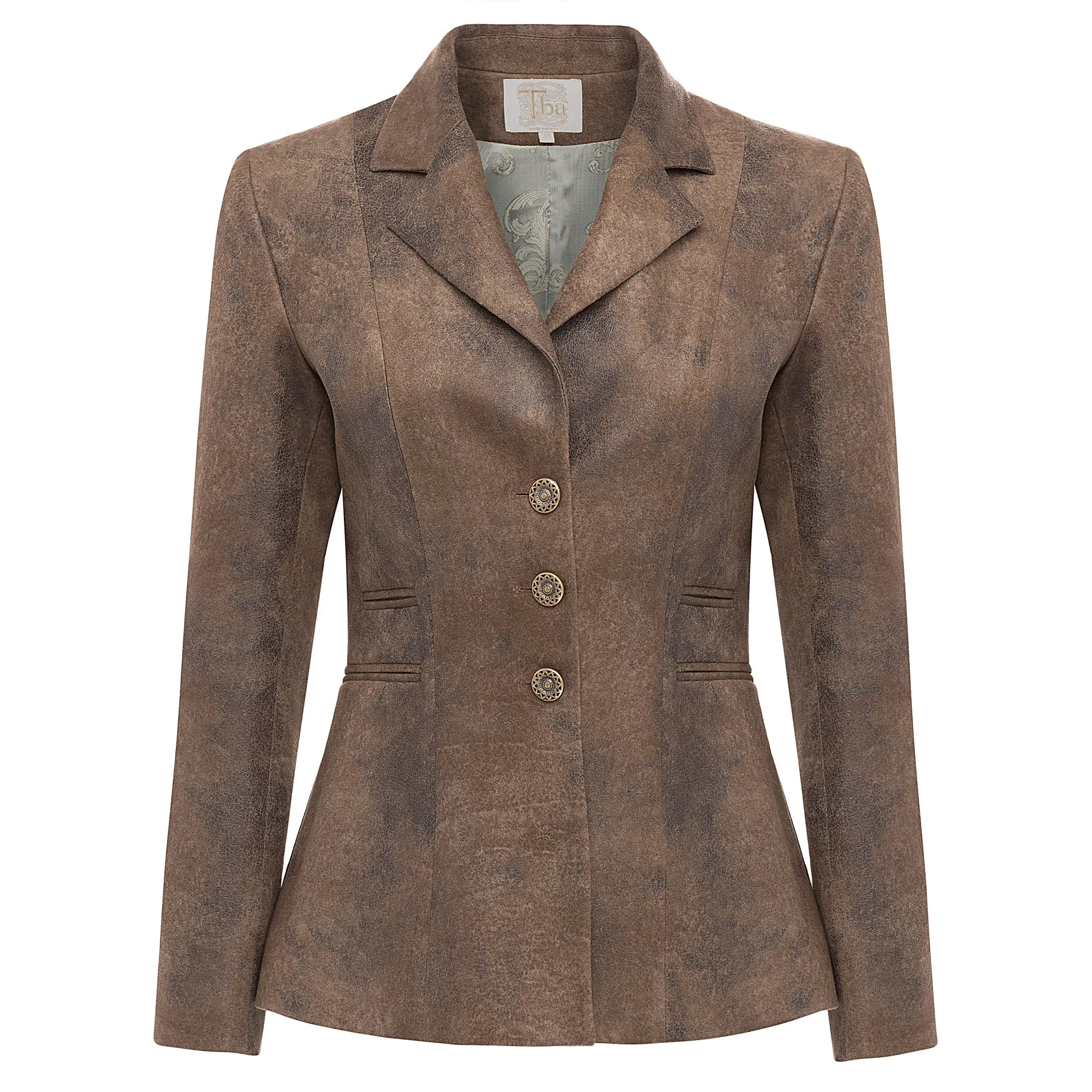 Mariane Jacket Faux Leather Jacket - Brown