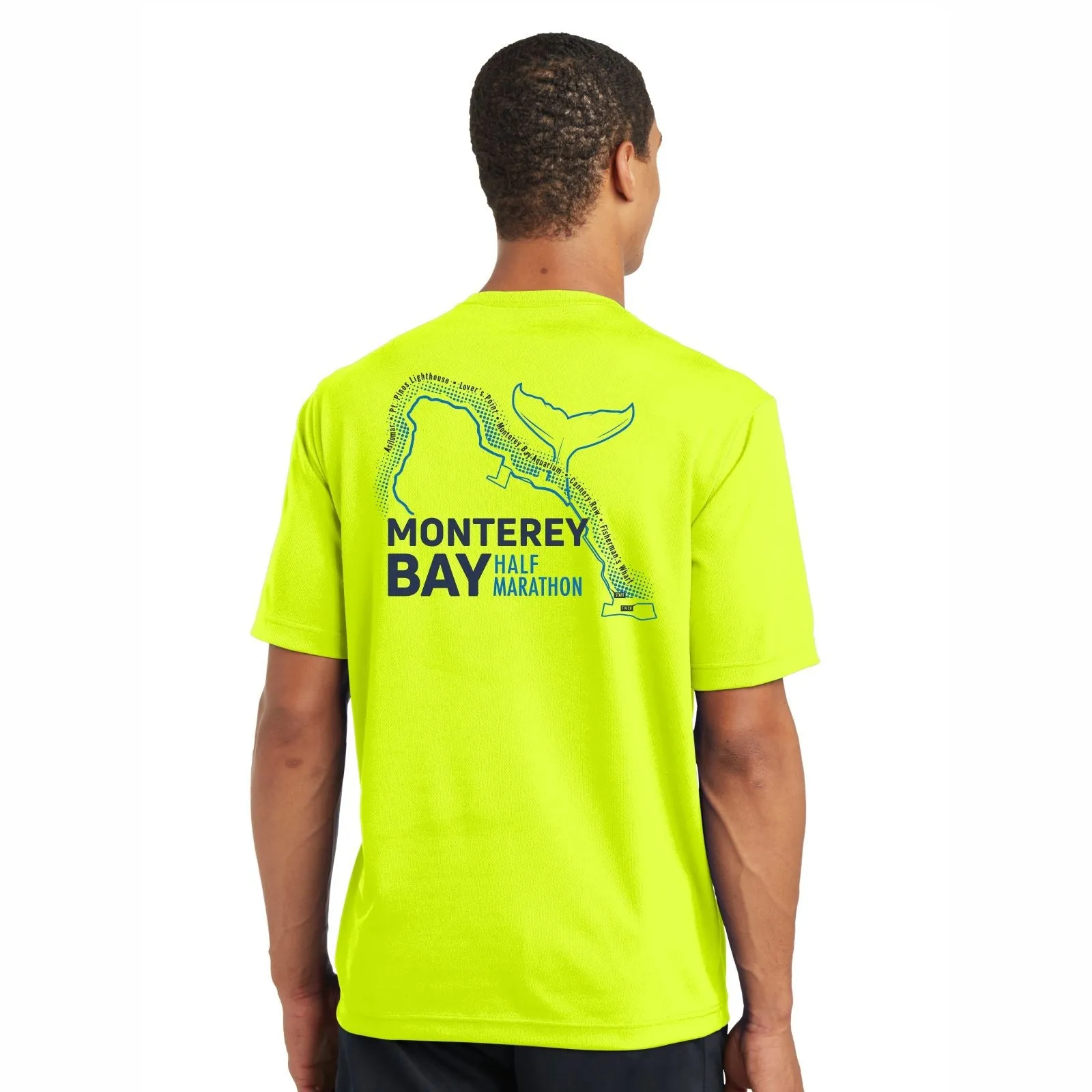 MBH Men's Tech Tee -Hi Viz- Course