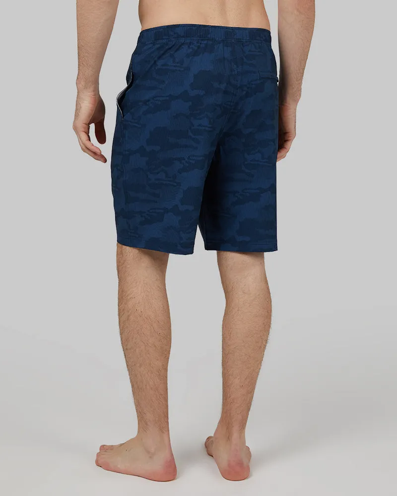 MEN'S HYBRID GYM TO SWIM PRINTED 9-INCH SHORT