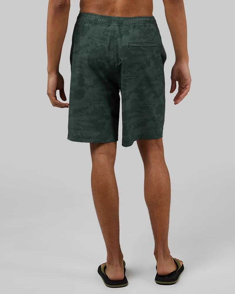 MEN'S HYBRID GYM TO SWIM PRINTED 9-INCH SHORT