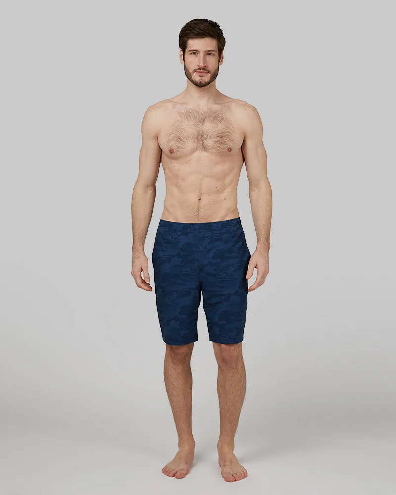 MEN'S HYBRID GYM TO SWIM PRINTED 9-INCH SHORT