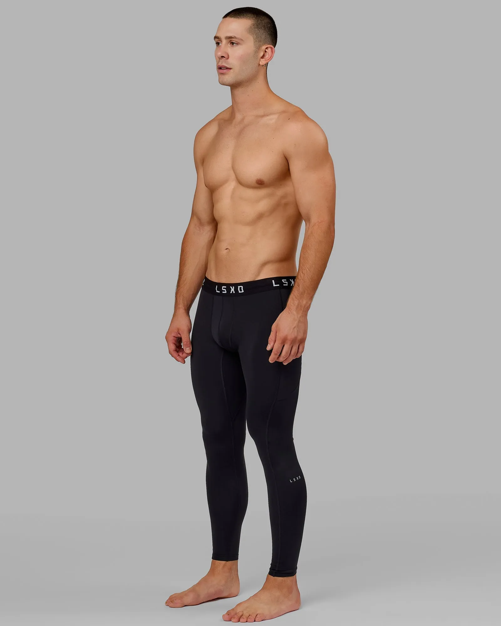 Mens Perform Full Length Tights - Black