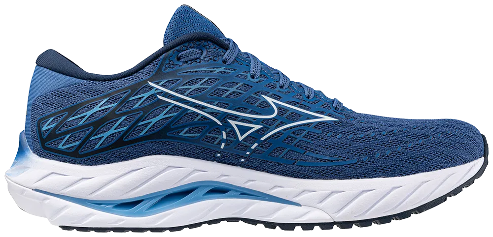 Mizuno Wave Inspire 20 (2E Width) - Navy/Black (Mens)