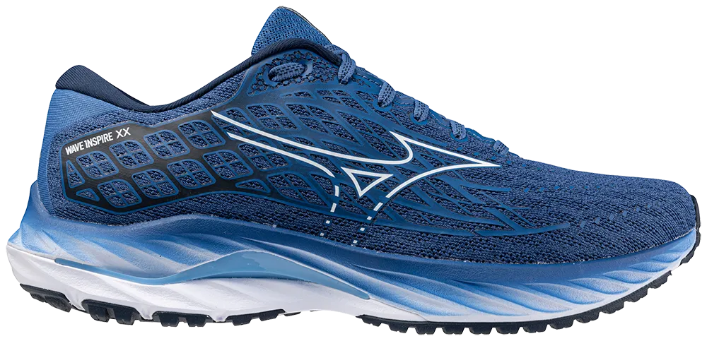 Mizuno Wave Inspire 20 (2E Width) - Navy/Black (Mens)